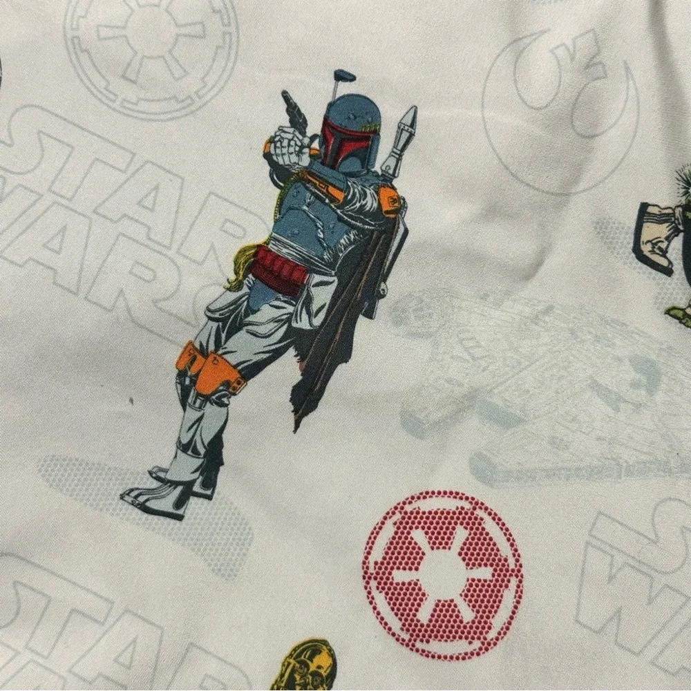 Star Wars Twin Flat Sheet Set Kohl’s Collection Darth Vader Luke R2D2 C3PO Chew